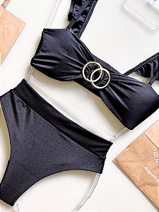 BIQUÍNI HOTPANTS ARGOLA DUPLA