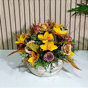 Arranjo Diana Flores Alaranjadas