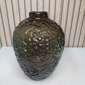 Vaso Orgânico Fumê 28cm