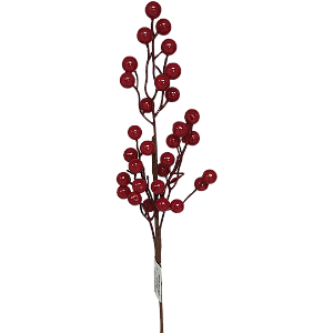 Enfeite Natalino Berry 45cm Vermelho