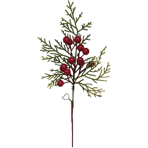 Enfeite Natalino Pic vermelho 35cm