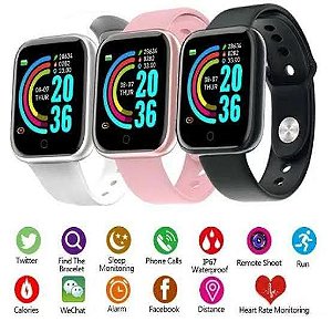 Relógio Digital Feminino Smartwatch D20 - O Companheiro Ideal para Sua Rotina