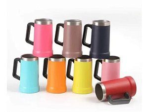 Caneca Térmica Camada Dupla de Inox - 710ml
