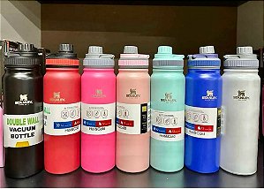 Garrafa Térmica de Aço Inoxidável - 800ml com Isolamento Térmico e Alça