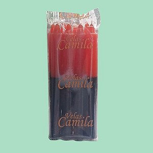 VELAS CAMILA Nº5 CX 24 MAÇOS (BICOLOR)
