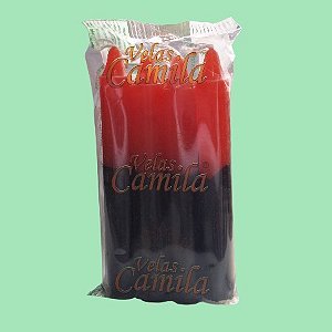 VELAS CAMILA Nº4 CX 24 MAÇOS (BICOLOR)