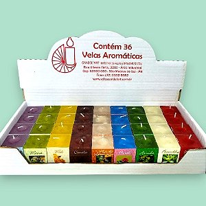 VELAS AROMATICAS CX36 UN. SORTIDAS