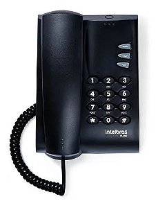 Pleno - Telefone com fio (preto)