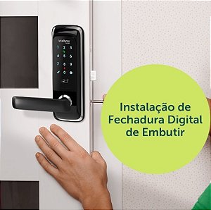 Fechadura Digital de Embutir Intelbras FD 3000