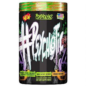 Pré Treino Psychotic - 300g Orange Voodoo - PsychoLabz