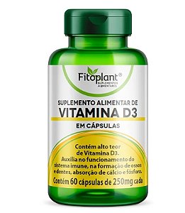 Vitamina D3 250mg 60Caps