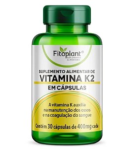Vitamina K2 400mg 30Caps