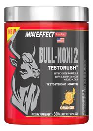 Pré Treino Bull Noxi2 MaxEffect Pharma 300g - Laranja