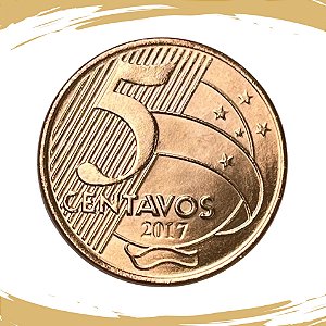 Moeda de 5 Centavos 2017 - V-483 - FC