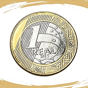 Moeda de 1 REAL 2017 - V-589 - FC