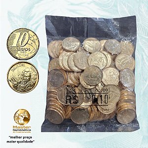 Sachê Lacrado 10 Centavos 2017 - V-510 - 100 Moedas FC