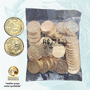 Sachê Lacrado 25 Centavos 2017 - V-537 - 50 Moedas FC