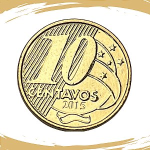 Moeda de 10 Centavos 2015 - V-508 - FC