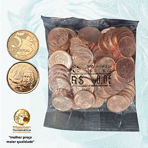 Sachê Lacrado 5 Centavos 2015 - V-481 - 100 Moedas FC