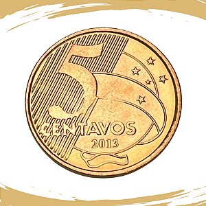 Moeda de 5 Centavos 2013 - V-479 - FC