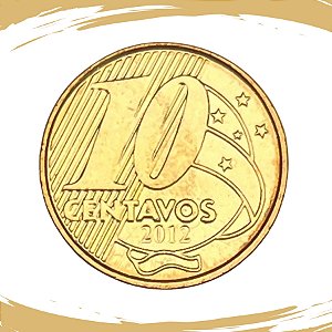 Moeda de 10 Centavos 2012 - V-505 - FC