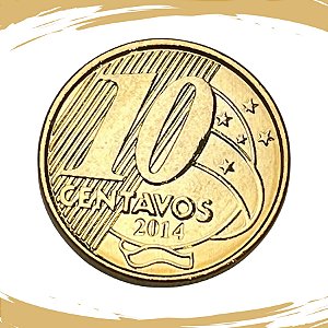 Moeda de 10 Centavos 2014 - V-507 - FC