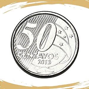 Moeda de 50 Centavos 2013- V-558 - FC