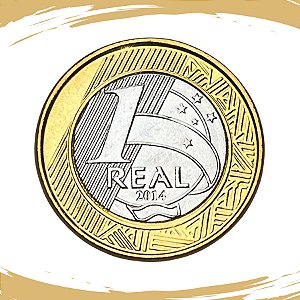 Moeda de 1 REAL 2014 - RARA - V-586 - FC