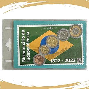 Blister com a Série de Moedas Real 2022 - FC - Edição Temática