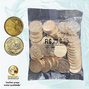 Sachê Lacrado 25 Centavos 2018 - V-538 - 50 Moedas FC