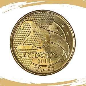Moeda de 25 Centavos 2018 - V-538 - FC
