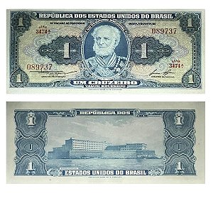 Brasil - Cédula de 1 Cruzeiro 1958 C-013 - Série 3474 - FE