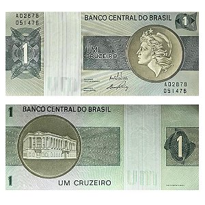 Brasil - Cédula de 1 Cruzeiro 1970 C-129 - A02878 - Efigie - FE
