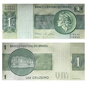 Brasil - Cédula de 1 Cruzeiro 1980 C-132 - B14483 ou B16542 - Efigie - FE