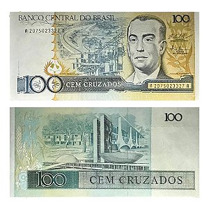 Brasil - Cédula de 100 Cruzados 1987 C-187 - JK - FE