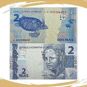 Cédula Do Brasil - 2 Reais 2015 C-335 - CJ - Rara - Meirelles/Tombini - FE