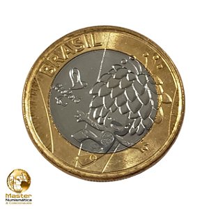 Moeda 1 Real 2016 Mascote Tom - V622 - Olimpiadas Rio 2016 - Flor de Cunho