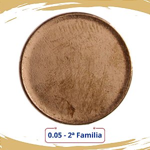 Disco Liso de 5 Centavos 1998 a hoje - 2ª  Familia - V-464 a V-490 - FC