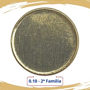 Disco Liso de 10 Centavos 1998 a hoje - 2ª  Familia - V-491 a V-517 - FC