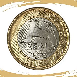 Moeda de 1 REAL 2020 - V-592 - FC