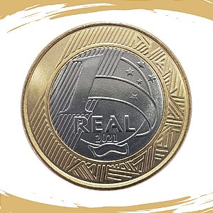 Moeda de 1 REAL 2021 - V-593 - FC