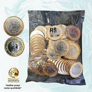 Sachê Lacrado 1 REAL 2024 EFIGIE - V-596 - 50 Moedas FC