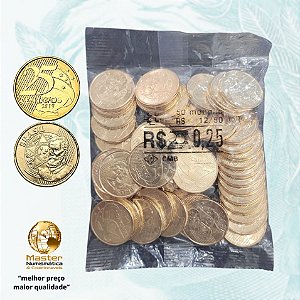 Sachê Lacrado 25 Centavos 2019 - V-539 - 50 Moedas FC