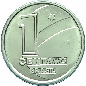Promoção - Moeda de 1 Centavo 1989 - V-404 - Boiadeiro - Aço Inox - Flor de Cunho