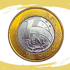 Moeda de 1 REAL 2006 - RARA - V-578 - FC