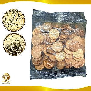 Sachê com 100 Moedas de 10 Centavos 2014 - V-507 - FC
