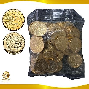 Sachê com 50 Moedas de 25 Centavos 2014 - V-534 - FC