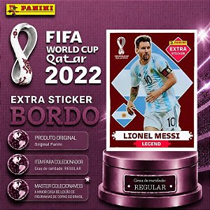 2022 Extra Legend - Lionel Messi Bordô (Base) - Argentina - Original Panini - Copa do Mundo do Qatar 2022
