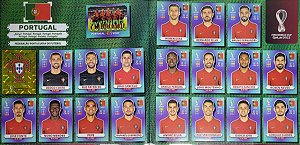 Seleção de Portugal Completa - POR1 a POR20 - 20 Figurinhas - Grupo H - Copa do Qatar 2022 - Original Panini