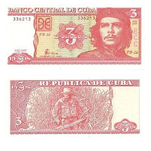 Cuba - Cédula de 3 Pesos 2005 - P-127b - Comemorativa - Ernesto Guevara - FE